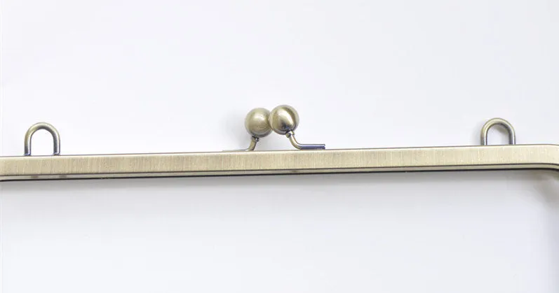 27cm (10 1/2") Brushed Brass Purse Frame Large Bag Hanger Glue-In Style 27 x 12cm A10955