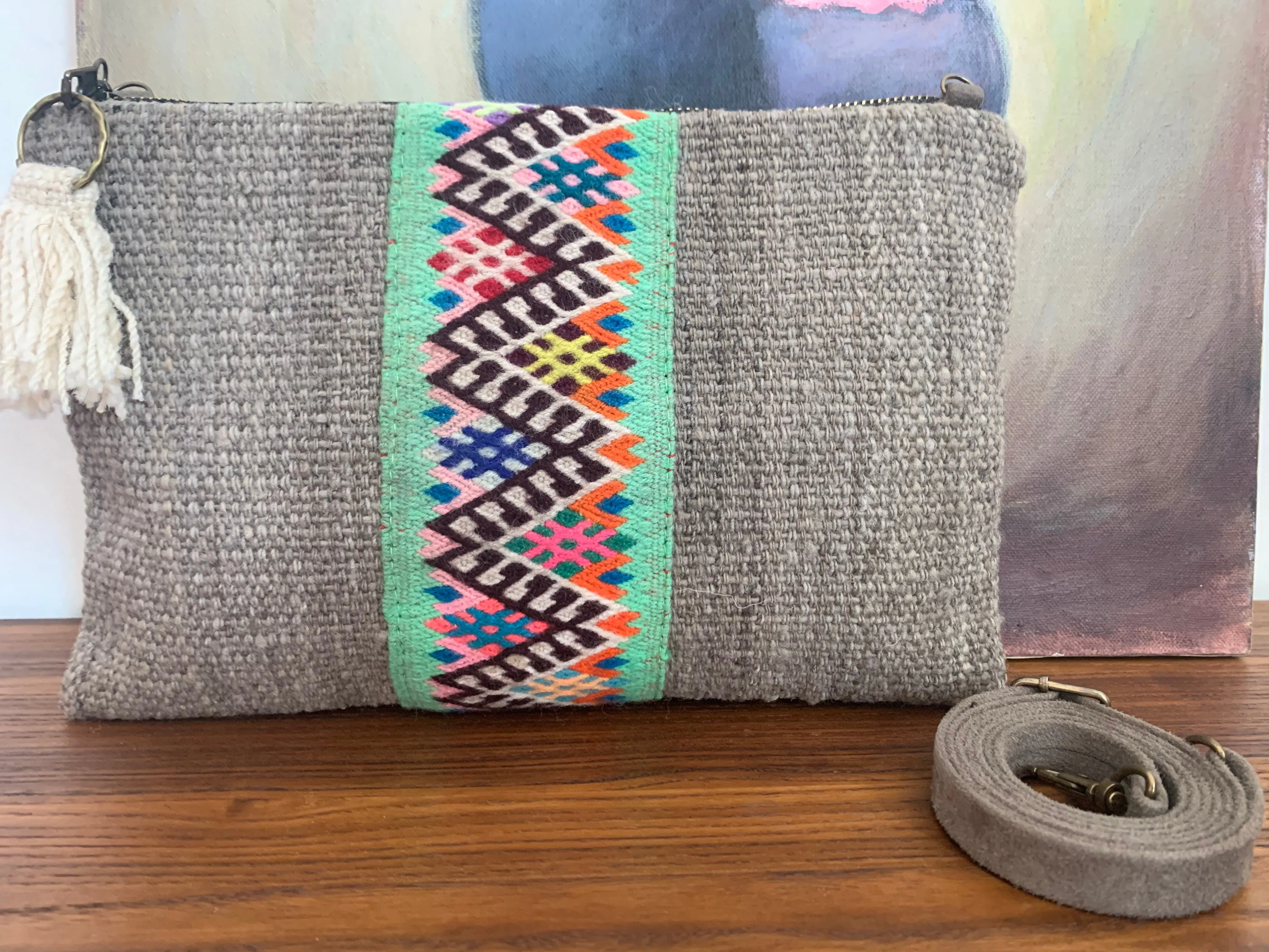 Falda Convertible Bag in Grey (MORE TEXTILES)