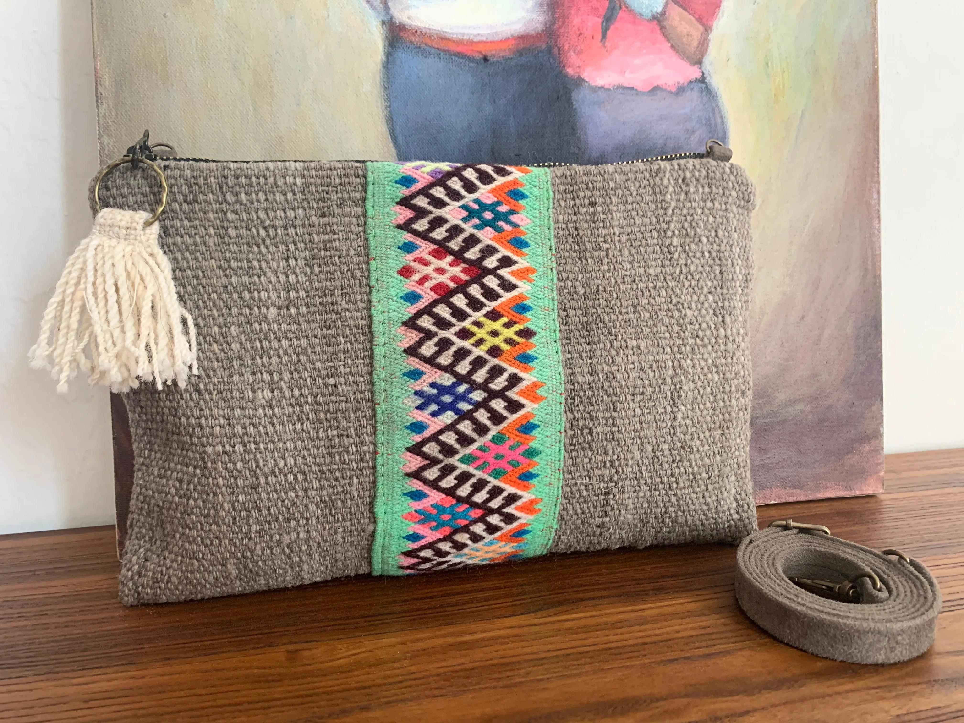 Falda Convertible Bag in Grey (MORE TEXTILES)
