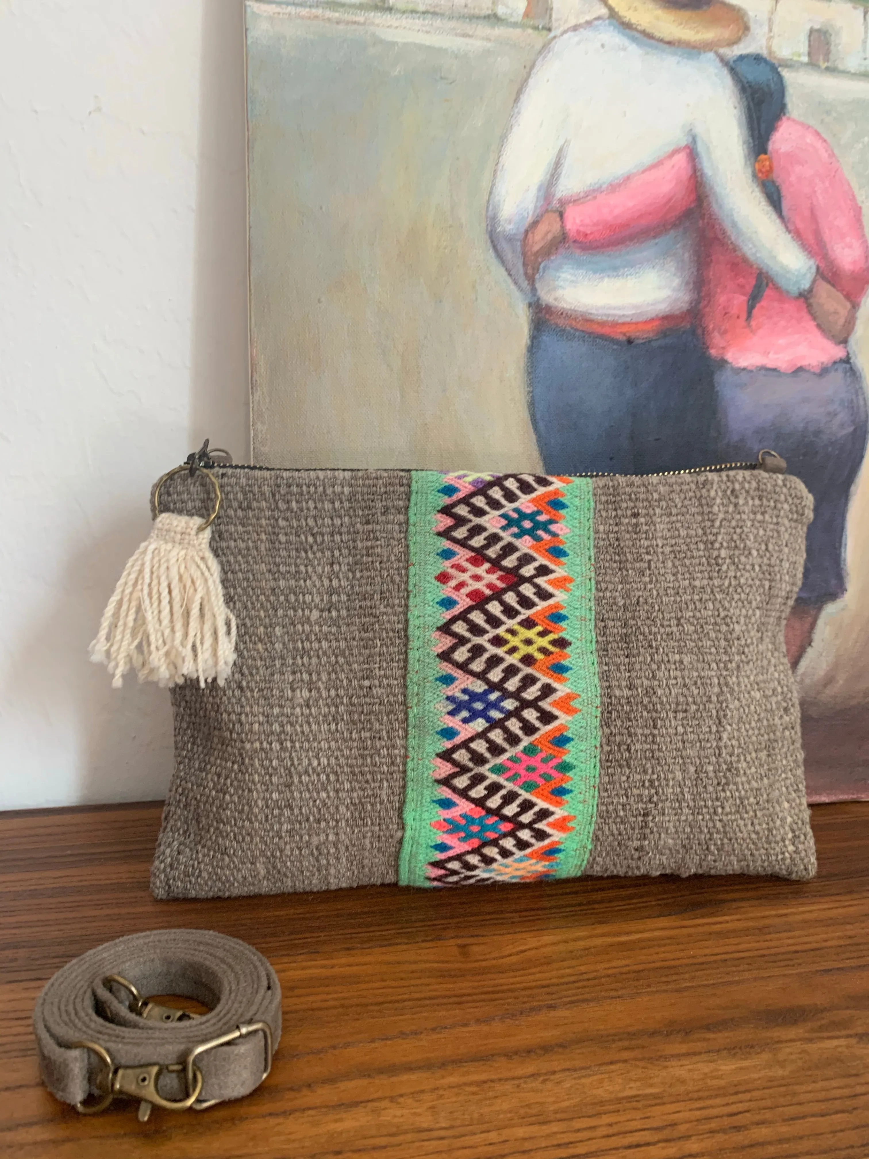 Falda Convertible Bag in Grey (MORE TEXTILES)