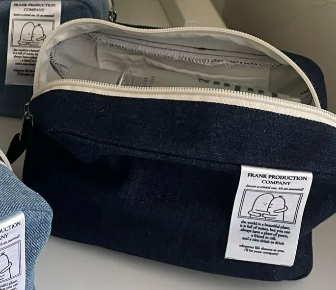 Frank Denim Pouch Size M