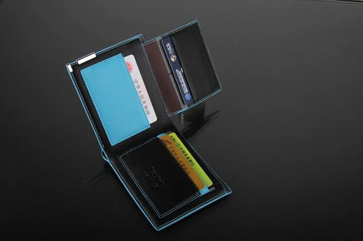 High quality Men's Fashion vintage genuine leather short men wallets male wallets man purse