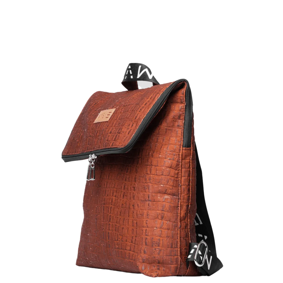 Laptop Cork Vegan Backpack | Burnt Orange