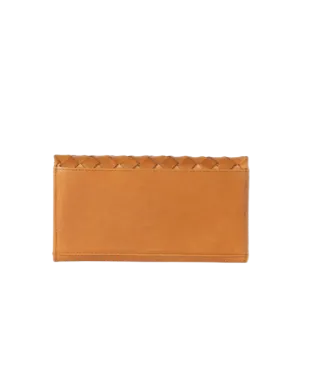O My Bag - Pau's Pouch Cognac Woven Classic Leather