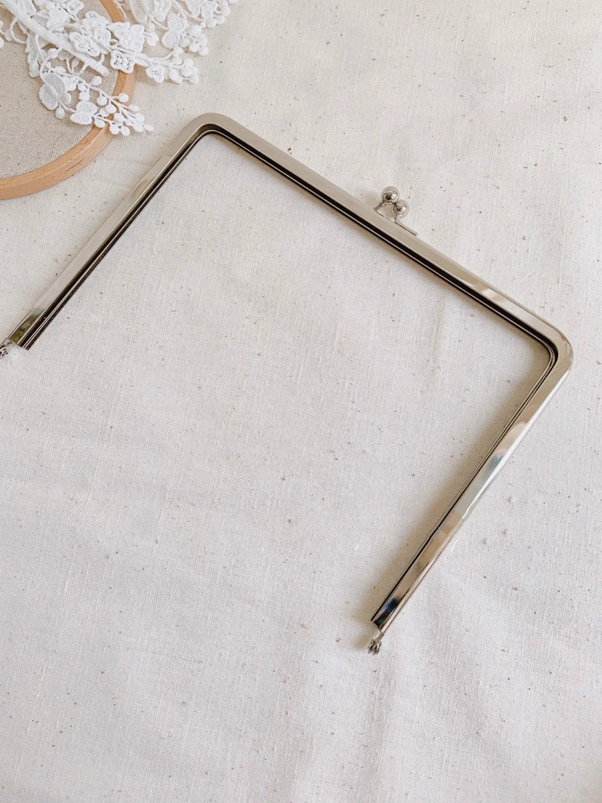 Passport Bag Purse Frame Glue-In Purse Frame 18cm x 13.5cm