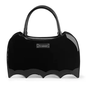 Patent Bat Shaped Handbag
