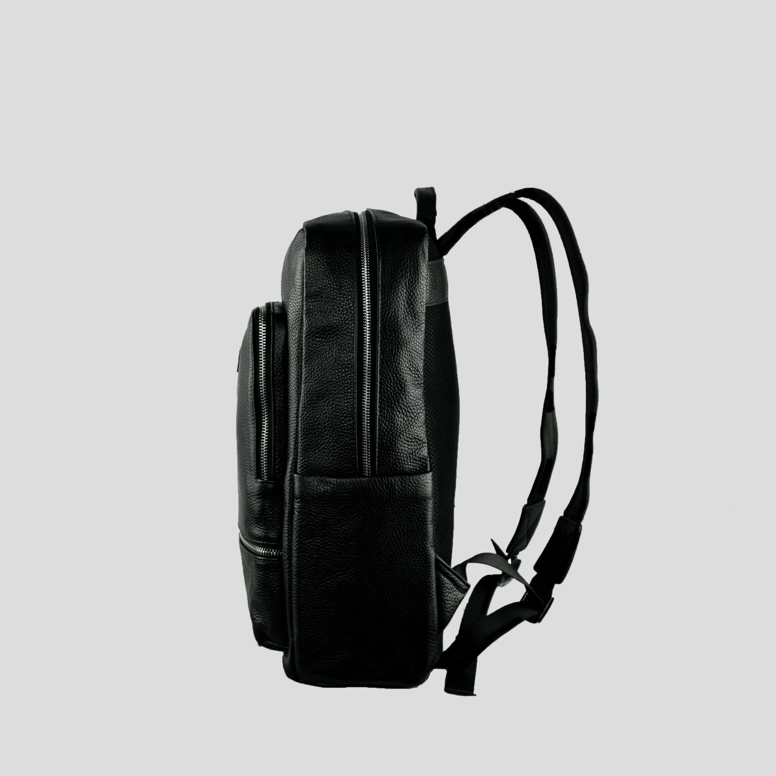 Raven Leather Backpack