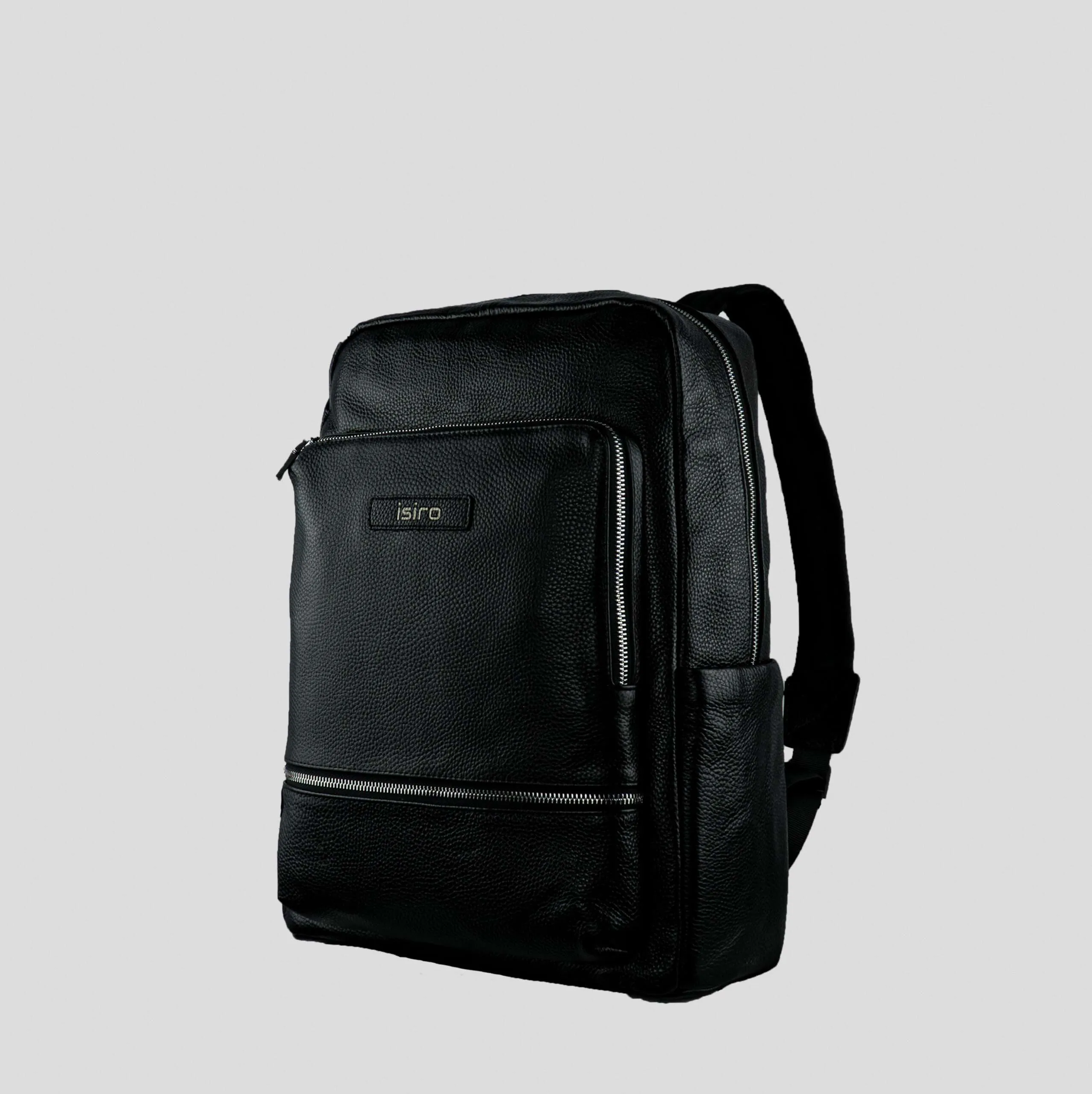 Raven Leather Backpack