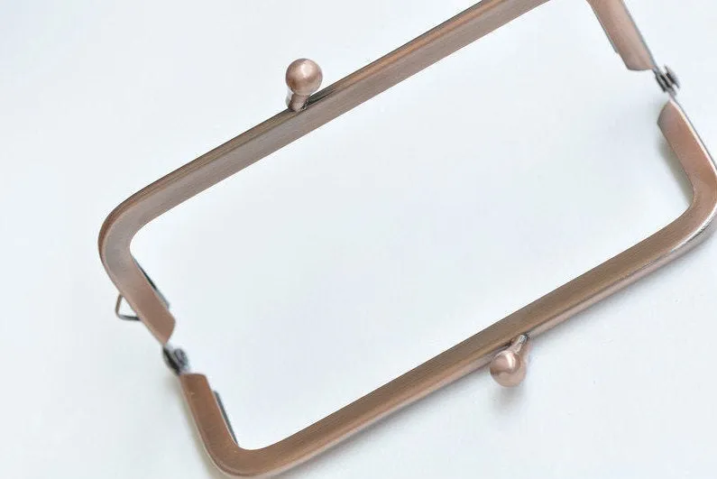 Retro Metal Purse Frame Clutch Purse Frame 11 x 4.5cm (4 x 2 inch) Three Colors