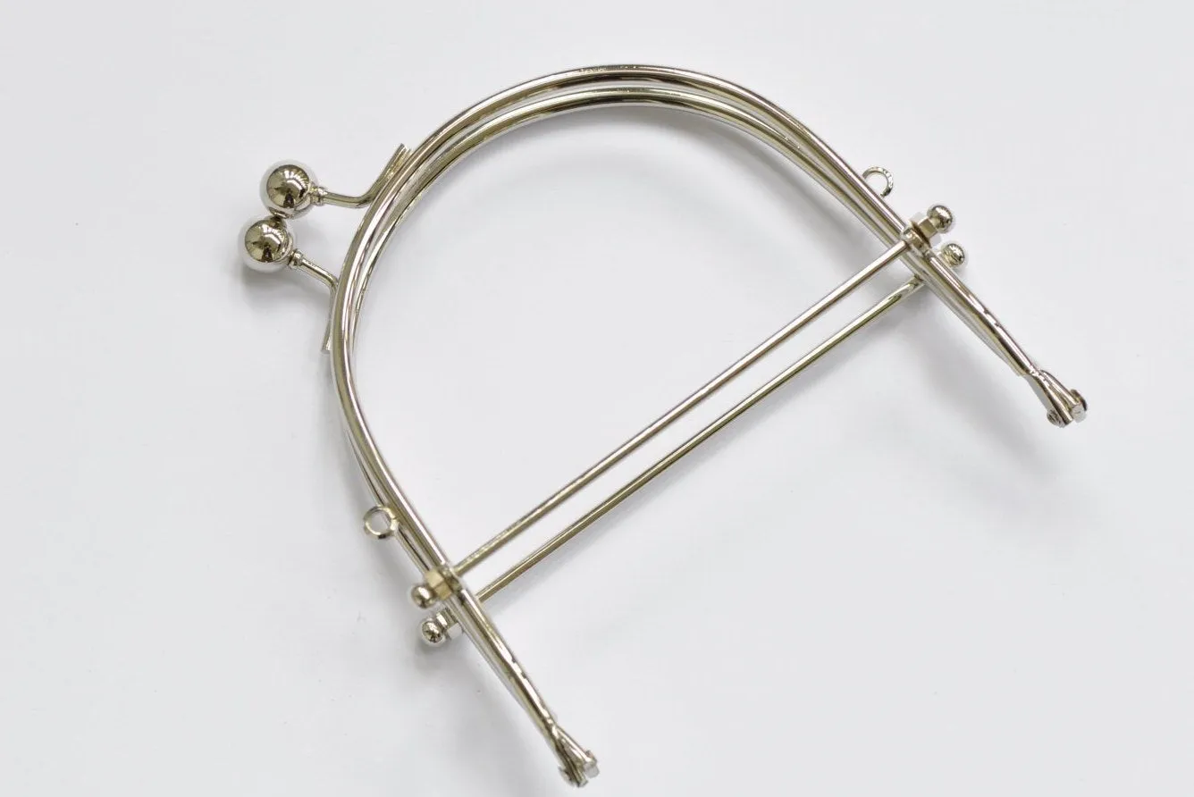 Vintage Silver High Quality Handle Purse Frame 11cm ( 4") A10498