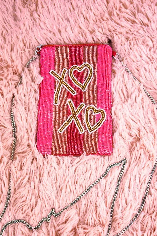 XoXo beaded CROSSBODY purse